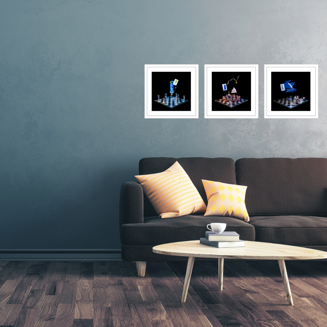 4 John Bailol Puppet King, Scotland's Chequered Throne® Fine Art Print Various sizes