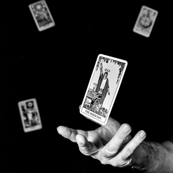 The Magician- Giclee print in various sizes- Black and White Circus collection
