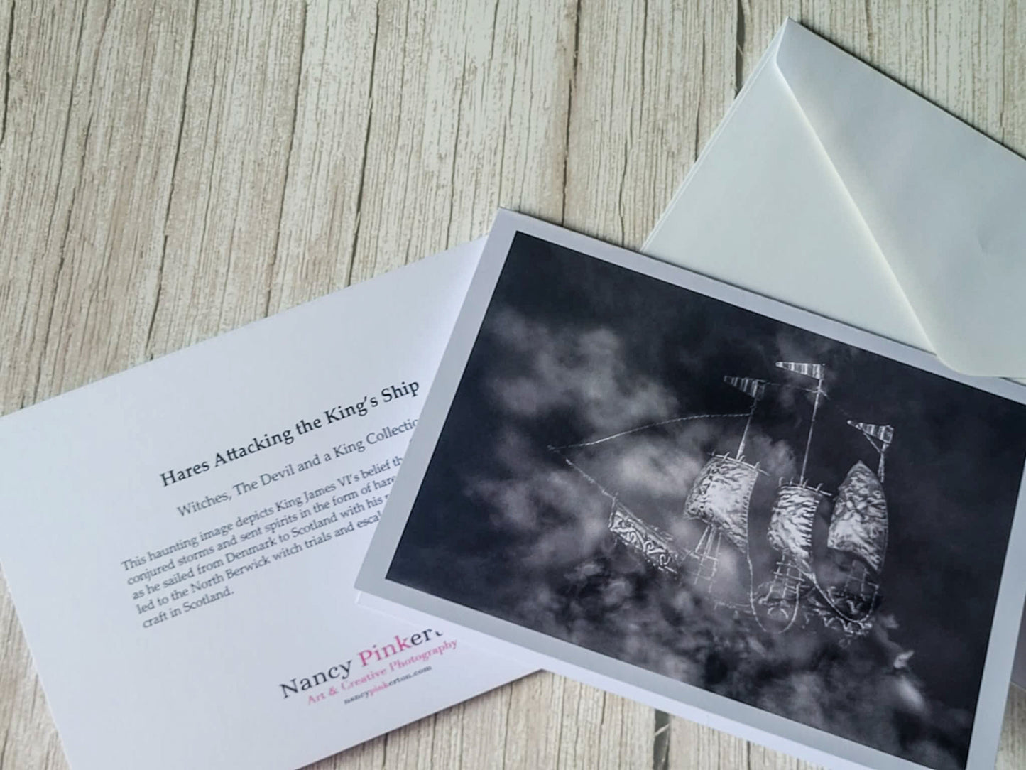 Greeting cards set of 3, Witches, the Devil and a King Collection