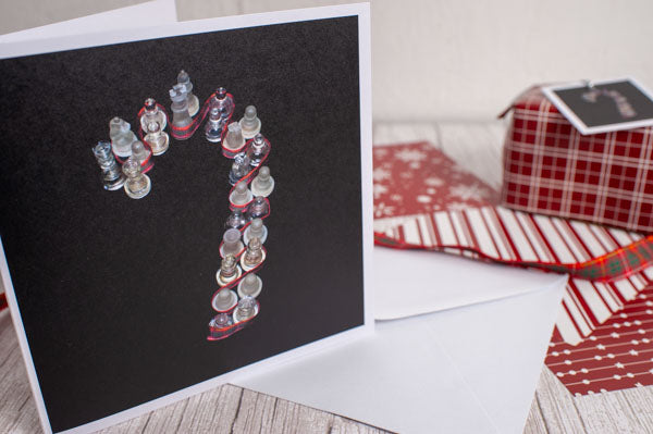 Greeting cards set of 6, Christmas cards Merry Chessmas collection- 3 designs (2 of each design)