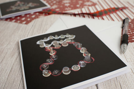 Greeting cards set of 6, Christmas cards Merry Chessmas collection- 3 designs (2 of each design)