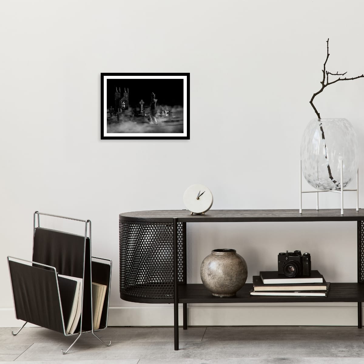 Witch in the Kirkyard - A3 fine art photograph giclee print pearl finish story about the Scottish witch trials